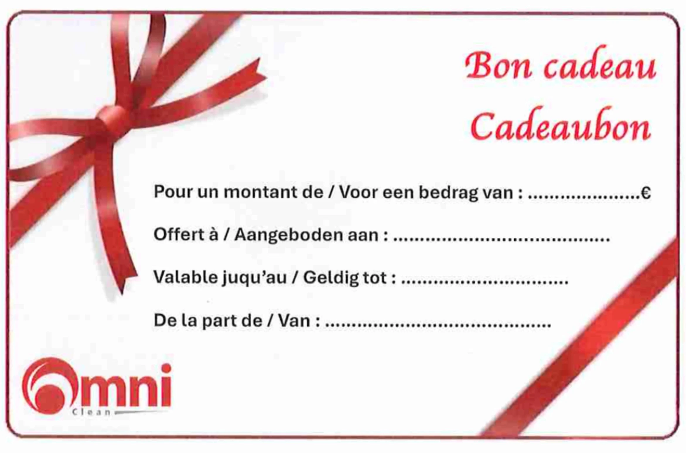 bon cadeau OmniClean